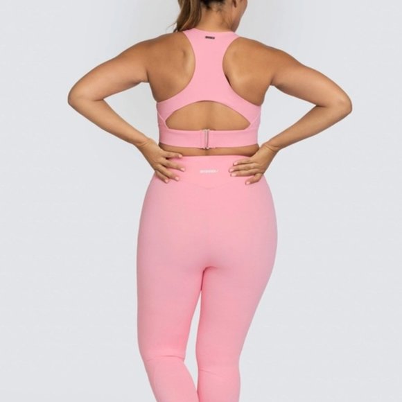 Do You Even Excel Sports Bra Crop Pastel Pink Size Small - Picture 11 of 11